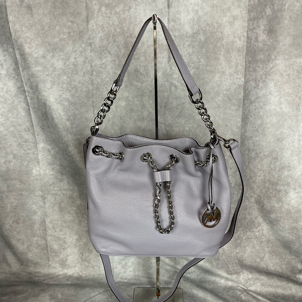 Michael Kors Frankie drawstring leather shoulder bag